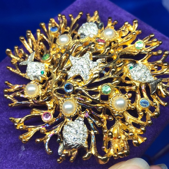 🐙🐚🐠 RIP IVANA Ocean Lovers pendant & brooch - Picture 4 of 11